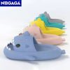 Bathroom Shower Slippers Man Hollow Out Women Slides Summer Eva Shoes Soft Anti-Slip Flip Flops Couple Indoor Outdoor Sandals