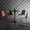Nordic Leather Conference Chairs Meeting Training Room Foldable Computer Chair with Table Board Integrated Simple Office Chair Y