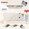 Kids Video Recorder Instant Print Photo 2 Inch Screen Portable Cute Camera with 3 Rolls Print Paper Selfie Video Digital Camera