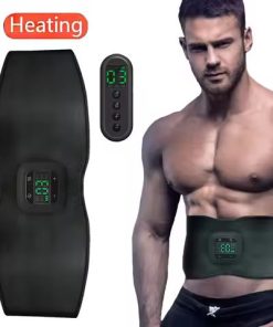 EMS Muscle Stimulator Abs Trainer Muscle Toner USB Rechargable Electric Massager Leg Arm Belly Weight Loss Fitness Workout Unise
