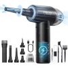 2 In 1 Compressed Air Duster Cordless Dust Blower Rechargeable Blow and Suck Vacuum Cleaner Electric For Computer Keyboard Sofa
