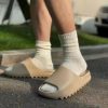 Women's Slippers EVA Soft Thick Soled Summer Fashion Slippers & Men's Yeezys Slides Beach Sandals