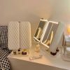 LUVODI Large Illuminated Bluetooth Bathroom Mirror Rectangle Anti-fog LED Bathroom Vanity Mirror with Bluetooth Speaker 3 Color