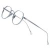 Japanese Design Style Retro Pure Titanium Eyeglasses Ultra Light IP Plating Glasses Men Anti Blue Light Eyewear Frame