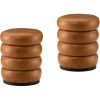 Storage Ottoman Cube, Velvet Tufted Folding Ottomans with Lid, Footstool Rest Padded Seat