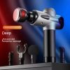 Mini Deep Tissue Massage Gun - Portable Percussion Muscle Massager for Neck, Back, Leg Pain Relief w/ 4 Heads USB Charging