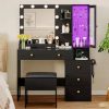JHK 64"x21" Full Body Wall Mirror Standing Hanging or Leaning Wall-Mounted Mirrors with Stand Aluminum Alloy Frame Living Room