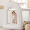 Rainbow Bounce House 1~6 Years Old Birthday Gift Children's Mini Castle Inflatable PVC Kids Toy Children's Castle Free Shipping