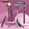 Gimbal Stabilizer Selfie Stick Tripod Gimbal 360 Rotation Following Shooting Mode with Light For iPhone Xiaomi Andriod phone