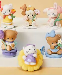 MINISO Mikko Flower Blind Box Ornament Kawaii Handmade Children's Toy Birthday Gift Home Decoration Anime Periphery Random 1PC