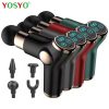 Fascia Gun with Extended Handle and Elbow for Self-assist Massage of the Upper and Lower Back Muscle Relaxation and Massage Done