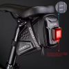 ROCKBROS Bike Saddle Bag Waterproof MTB Road Bike Bag Portable 0.4LMini Tail Bag Lightweight