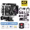 Ourlife Action Camera 4K 30FPS WiFi 170° Wide Angle Len Dual Screen Display Video Camera 30M Underwater Waterproof Sport Camera