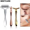 2in 1 Face Eye Massage Stick Eye Cream Applicator for Anti Wrinkle Dark Circles Facial Lifting Mixing Spatulas Scoop Mini Spoon