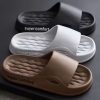 Summer New EVA Slippers for Bathroom, Anti slip and Odor proof Beach, Couple's Outerwear, Clip on Cold Slippers for Men