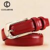 Casual Belt Stylish Women's Waistband Red Brown Belt Female Belt Ladies Designer Fashion Stylish Women's Belts LB018