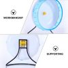 Dwarf Hamster Wheel Animal Exercise Wheel Accessories Acrylic Silent Pets Exercise Spinner Accessories For Dwarf Syrian Hamster