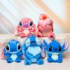 30cm Kawaii Anime Lilo & Stitch Disney Movie Figures Doll Stitch Angel Plush Toys Soft Stuffed Cute Cartoon Dolls Gift For Kids