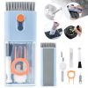 5 in 1 Earphone Case Cleaning Pen with Spray Port Portable Computer Keyboard Cleaner Multifunctional Accessories for Airpods 3
