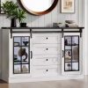 Shoe Storage Bench with Lift Top, 2 Flip Drawers & Padded Seat Cushion - Entryway, Hallway, Living Room Shoe Organizer Cabinet