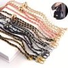 [Y2K Hot Girl Bag] New Pu Leather Splicing Armpit Bag, Multi-Flap Pocket Pants Metal Buckle Crossbody Bag, Women's Commuter Bag,