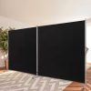 Small Room Divider, Privacy Screen, Room Dividers and Folding Privacy Screens, Foldable Temperary Wall Partitions, 3 Panel Dark