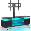 JHK Fireplace TV Stand Dresser For Bedroom With 5 Fabric Drawers Storage Closet Chest Clothes Storage Display Cabinet Furniture