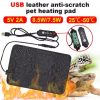 Reptile Heating Pad USB Heating Sheet Carbon Fiber Pet Heating Pad Brooder Incubator Heat Mat 5V2A