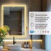 Trifold Makeup Mirror LED Lights Dorm Dressing Mirror Beauty Light up your fill light with Smart Complementary Makeup Mirror Tri