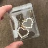 50/100pcs Thicken PVC Jewelry Package Bags Transparent Anti-Oxidation Organizer Display Packaging Storage Self Sealing Pouches