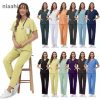 Hot Sale Soft Polyester Hospital Doctor Scrubs Nurses Accessories Nursing Articles Dental Scrub Pet Store Veterinary Uniform New