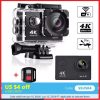Action Camera Ultra HD 2.0-inch 4K/30FPS WiFi Helmet Video Recording Cycling Skiing Sport Cameras 30m Underwater Waterproof Gift