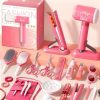 Kids Make Up Toys Simulation Haircut Kit Children's Hair dryer Role Playing Game Educational Toys For Girls Pretend Play Gifts