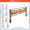 Upholstered Wall Mounted Headboard Panels -Configuration of 4 Individual Panels