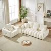 56.5" W Modern Loveseat 2 Seater Sofa Luxurious Velvet Fabric Couch with Gold-Tone Metal Arms and Legs for Bedroom, Studio Pink