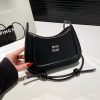 New Trend Women's Bag Crochet Handbag Retro Knitted Braid Solid Color Hollow Black Khaki Top-handle Tote Bag Shopper