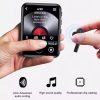 S6 MP3 Music Player with Bluetooth Dual-mode 5.3 Full Touch Screen HiFi Mini Walkman Built-in Speaker Support FM Radio E-Book