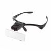 USB  Magnifying Glasses Lamp 10X 20X 30X  Desktop Magnifier Lights For PCB Inspection Magnect clip base holder