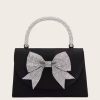 Lingge Chain Small Square Bag Lock Buckle Single Shoulder Crossbody Bag Texture