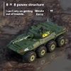 RC Remote Control Tank for Adults - Anfibious Armored Vehicle with Full Proportional Acceleration Toy Model