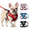 Adjustable Bunny Harness and Leash Set Double Buckle with Reflective Strips Rabbit Vest Pets Stuff Suitable for Rabbit Walks