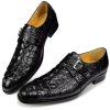 Men casual shoes Brock Oxford retro crocodile leather men formal spring and autumn 2022 new 's for