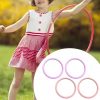 Lightweight Exercise Hoop Spring Waist Hoop Foldable Weighted Soft Spring Hoop for Waist-friendly Fitness Portable for Adults