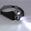 45X Professional Magnifying Glass Jewelry Loupe With LED Light Handheld Magnifier Lupa For Coins Stamps Kids Seniors Reading
