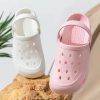 Couple Slippers Funny Animal Flog Slippers Female Comfort Breathable EVA Slides Indoor Bathroom Waterproof Slippers