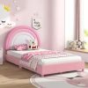 Toddler Bed, Child Bed for Kids with Extra Safty Broad, Standard Crib Size AnimalToddler Bed, Certified Fabric Toddler Beds,Todd