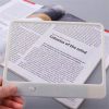 Eyelash Led Illuminated Magnifying Glass Man Glasses Acrylic Magnifiers With Light Watch Repair Measuring Instruments