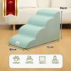 Ramp Stairs Dog Cat Stair Non-Slip Pet Ramp Stairs Dog Ramp for Bed Pet Dog Steps2/3 Tiers Training Stair Removable Washable