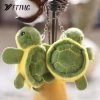 8cm Cute Cartoon Mini Turtle Doll Keychain Pendant Girl Woman Bag Doll Plush Toy Key Ring Jewelry Small Gift