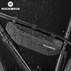 NEWBOLER 1.5L/2.5L Waterproof Bicycle Saddle Bag MTB Road Bike Saddlebags Reflective Striped Bicycle Tool Bag MTB Accessories